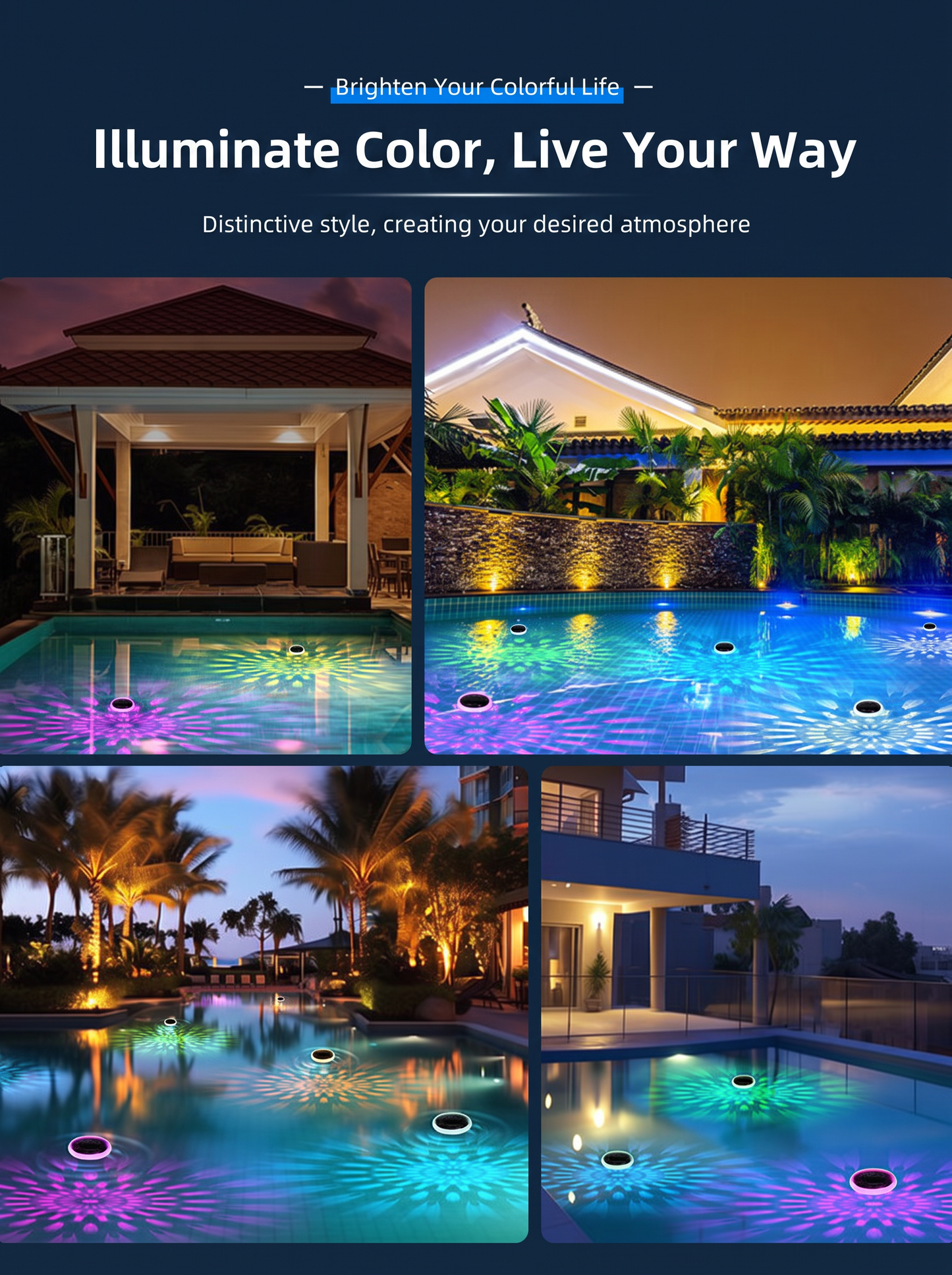 ๐๐ข๐ฒ๐ถ๐น๐ต๐๐๐ช๐ฒ๐ต๐ยฎ Solar Floating Pool Light with Magical Fish Projection ๐๐ก