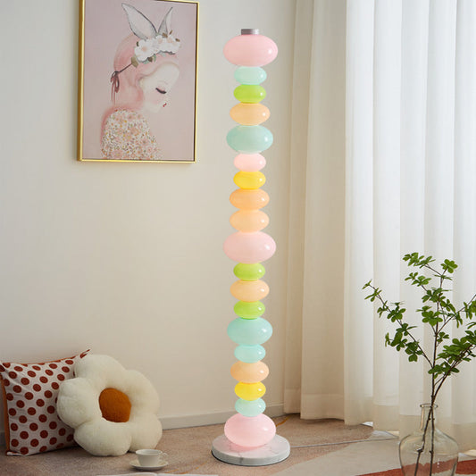 Colorful Bubble Glass Floor Lamp