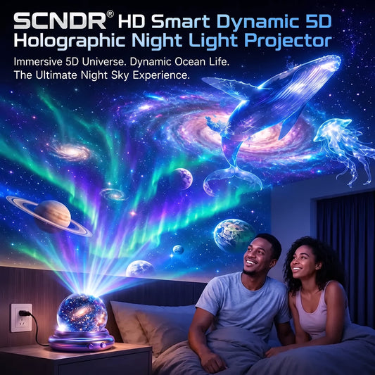 Official Store | 🎁🎁🎁𝓢𝓲𝓶𝓹𝓵𝔂𝓓𝓪𝓲𝓵𝔂® 360° Smart Holographic Starry Sky Projector (HD Smart Dynamic 5D)