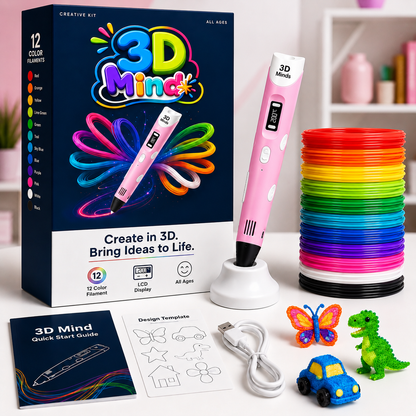📢📢 50% OFF! ⏰ MindSpark™ 3D Printing Pen Set