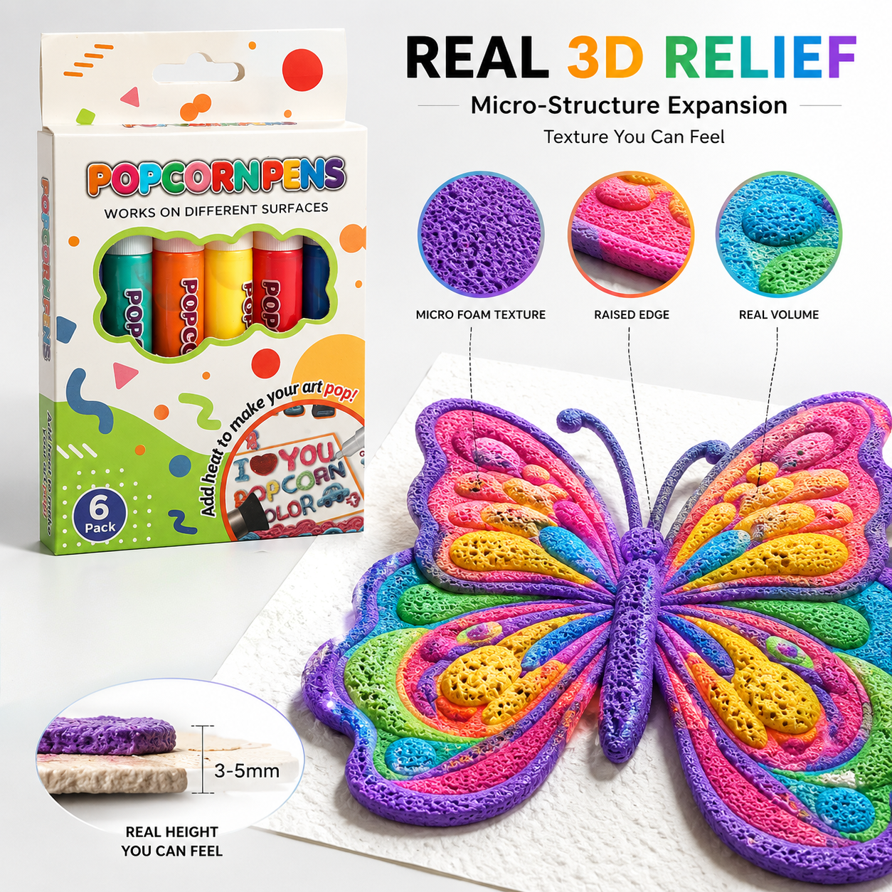 Save 50% by ordering today丨IEY® 3D Relief Art Pen – Turn Flat Drawings Into Touchable 3D Art🪄✨