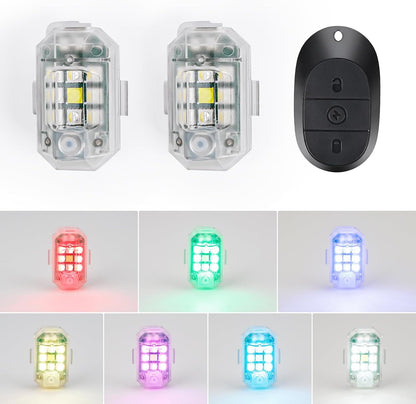 🚁💡 7 Colors LED Strobe Light