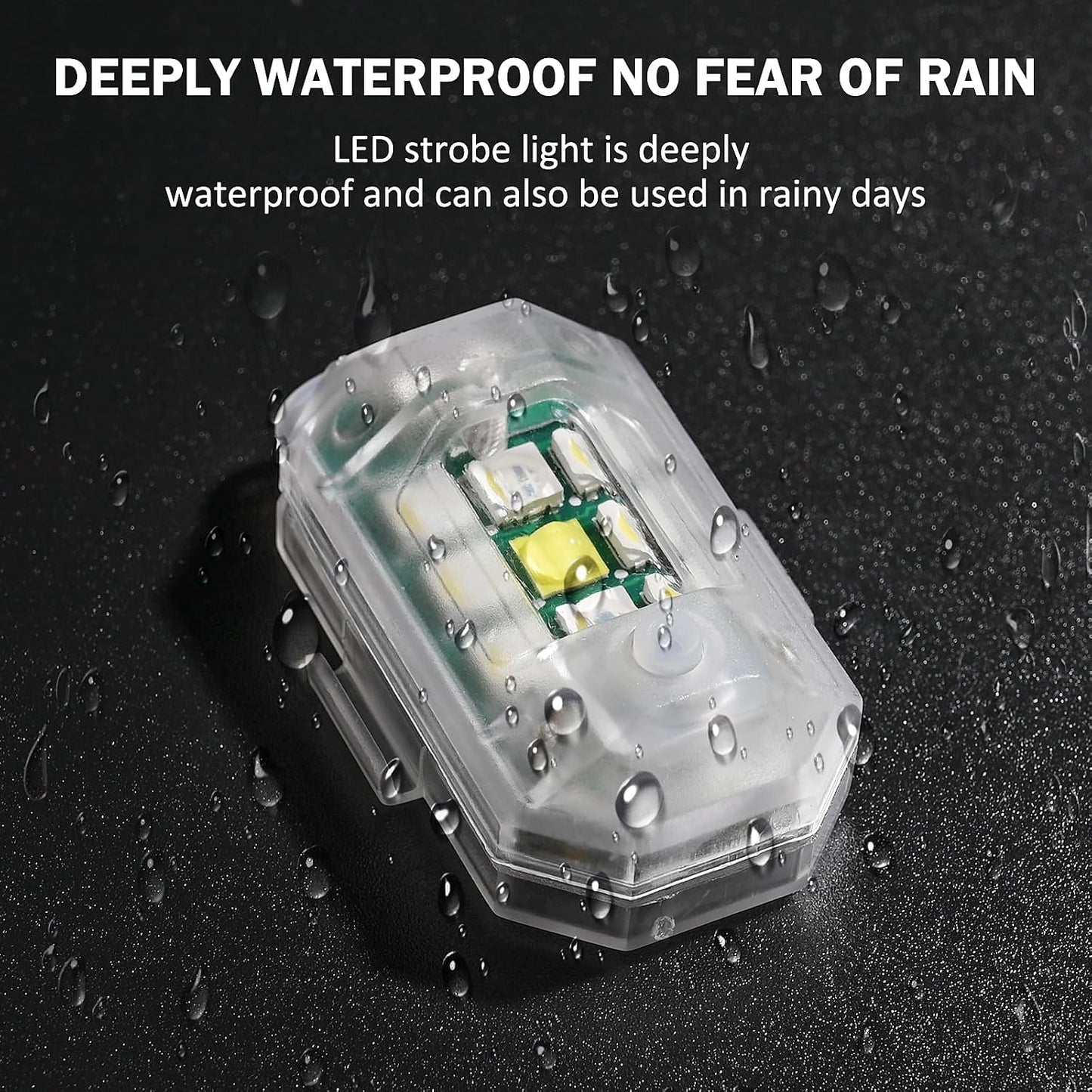 🚁💡 7 Colors LED Strobe Light