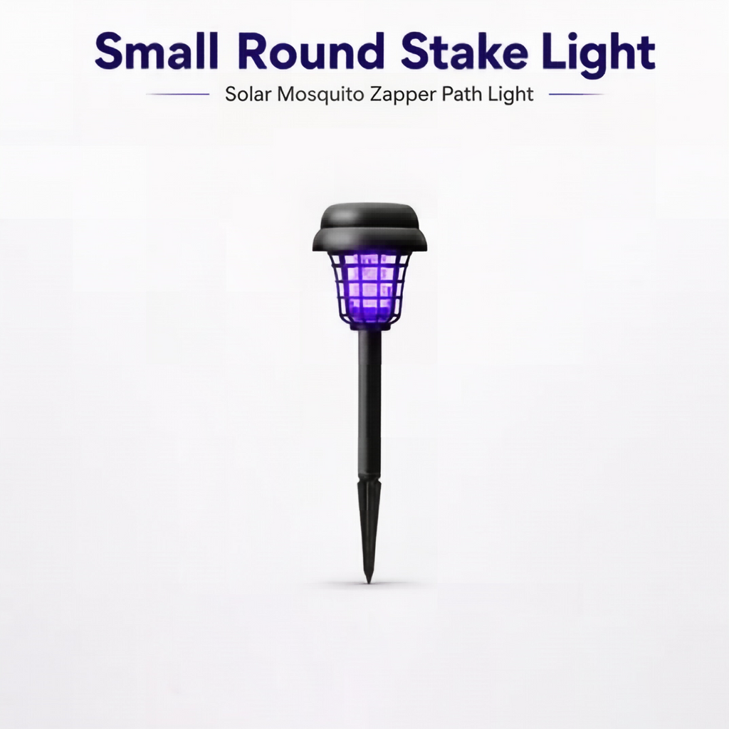 Dual-Mode Solar Bug Zapper, Outdoor Garden Pest Repeller 🦟