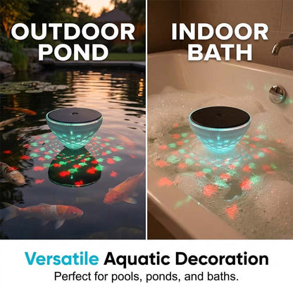 🐟43% OFF Now✨Solar Floating Pool Light with Magical Fish Projection 🌊💡
