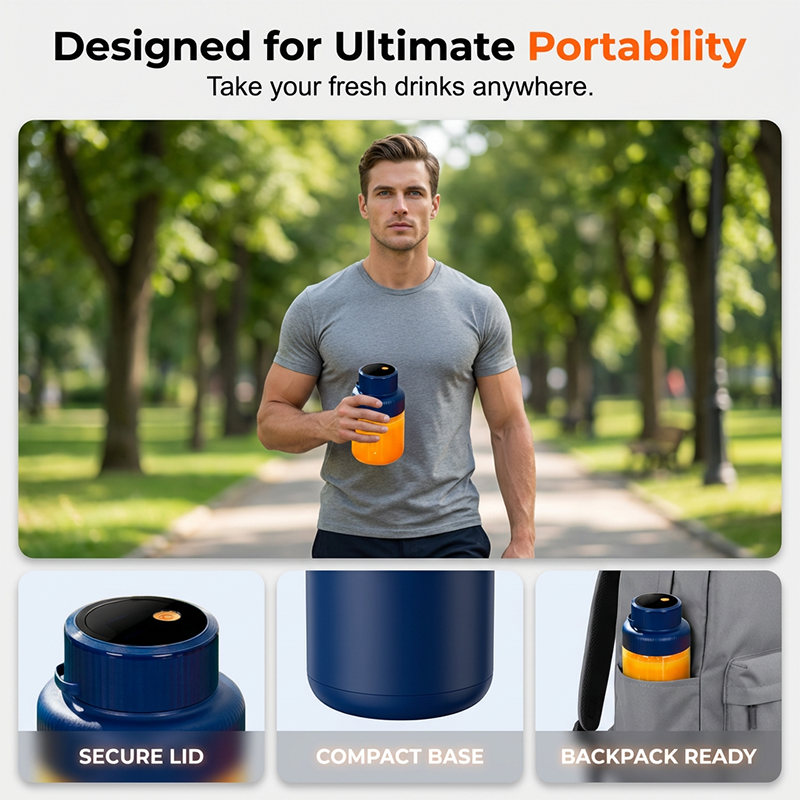 🔥Sale 43% OFF!✨1300ml High-Capacity Portable Blender 🍹 Stay Fresh On The Move